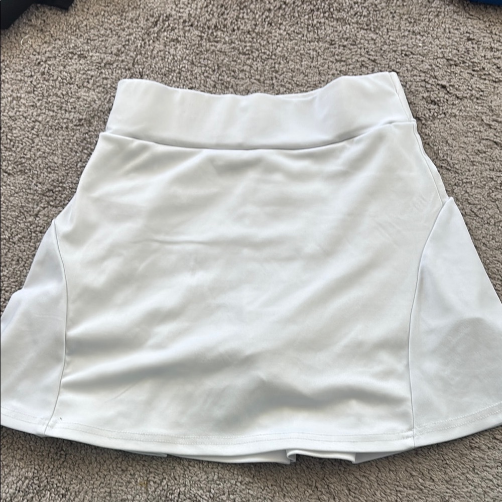 White Athletic Skirt